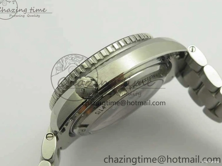 0423 Sleek Planet Ocean Professional Ceramic Bezel 42mm 1:1 MK Best Edition Silver Markers On SS Bracelet A 8085